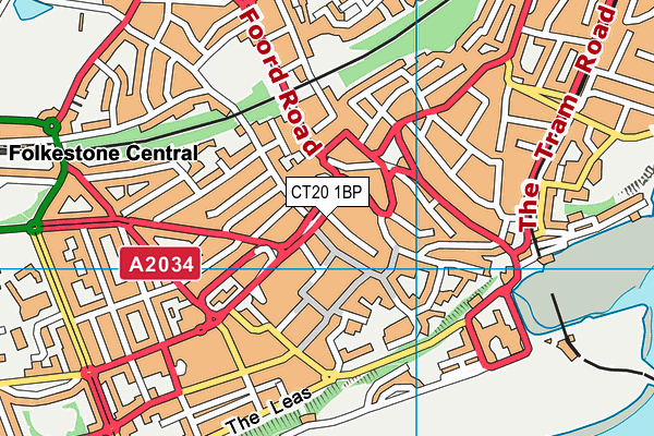 CT20 1BP map - OS VectorMap District (Ordnance Survey) CT20 1BP map - OS VectorMap District (Ordnance Survey)