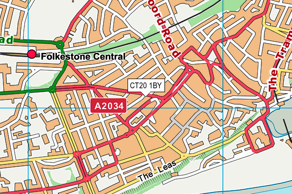 CT20 1BY map - OS VectorMap District (Ordnance Survey) CT20 1BY map - OS VectorMap District (Ordnance Survey)