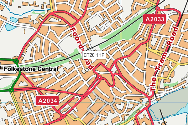 CT20 1HP map - OS VectorMap District (Ordnance Survey) CT20 1HP map - OS VectorMap District (Ordnance Survey)