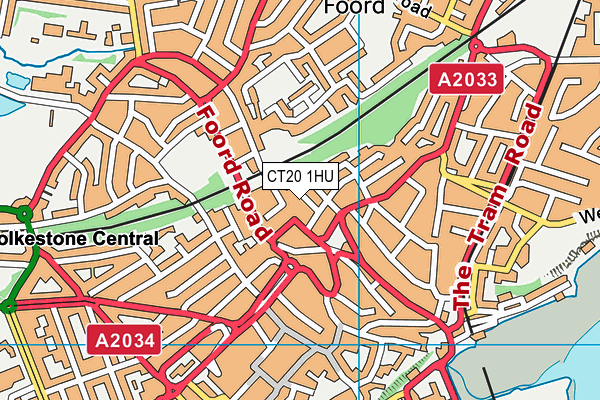 CT20 1HU map - OS VectorMap District (Ordnance Survey) CT20 1HU map - OS VectorMap District (Ordnance Survey)