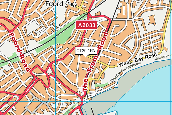 CT20 1PA map - OS VectorMap District (Ordnance Survey) CT20 1PA map - OS VectorMap District (Ordnance Survey)