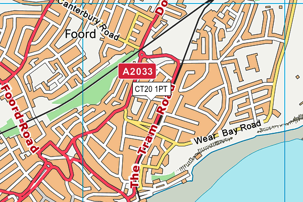 CT20 1PT map - OS VectorMap District (Ordnance Survey) CT20 1PT map - OS VectorMap District (Ordnance Survey)