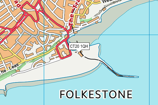 CT20 1QH map - OS VectorMap District (Ordnance Survey) CT20 1QH map - OS VectorMap District (Ordnance Survey)