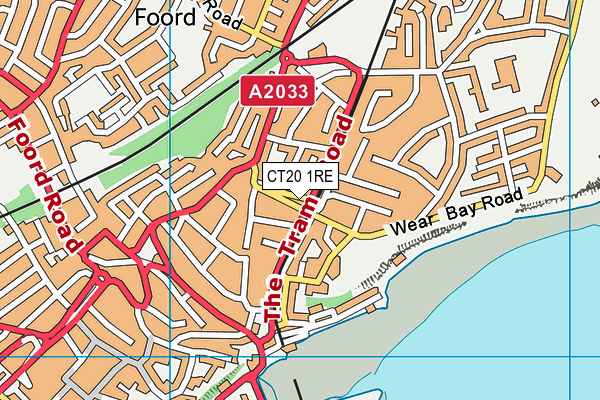 CT20 1RE map - OS VectorMap District (Ordnance Survey) CT20 1RE map - OS VectorMap District (Ordnance Survey)