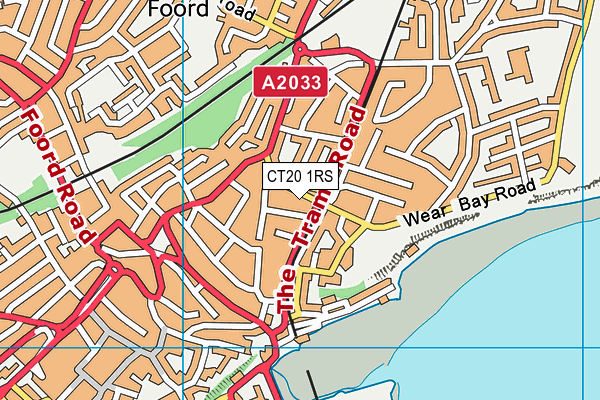 CT20 1RS map - OS VectorMap District (Ordnance Survey) CT20 1RS map - OS VectorMap District (Ordnance Survey)