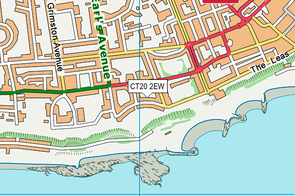 CT20 2EW map - OS VectorMap District (Ordnance Survey) CT20 2EW map - OS VectorMap District (Ordnance Survey)