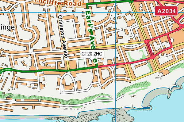 CT20 2HG map - OS VectorMap District (Ordnance Survey) CT20 2HG map - OS VectorMap District (Ordnance Survey)
