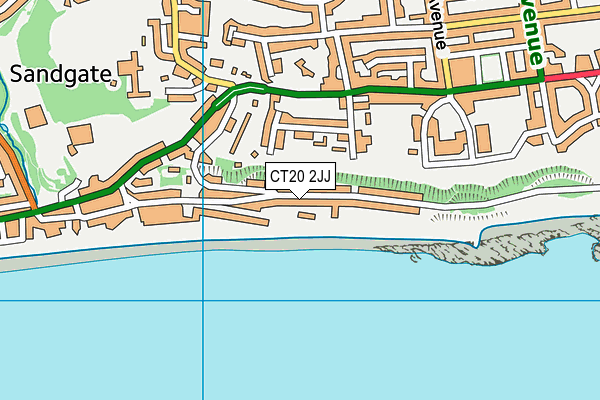 CT20 2JJ map - OS VectorMap District (Ordnance Survey) CT20 2JJ map - OS VectorMap District (Ordnance Survey)