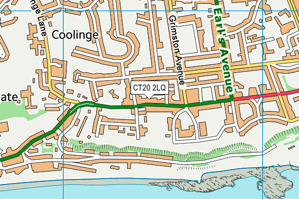 CT20 2LQ map - OS VectorMap District (Ordnance Survey) CT20 2LQ map - OS VectorMap District (Ordnance Survey)