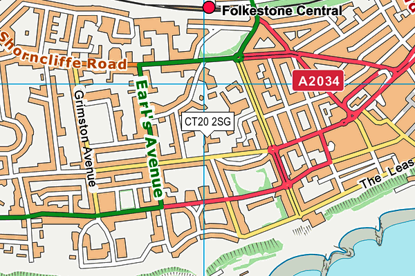 CT20 2SG map - OS VectorMap District (Ordnance Survey) CT20 2SG map - OS VectorMap District (Ordnance Survey)
