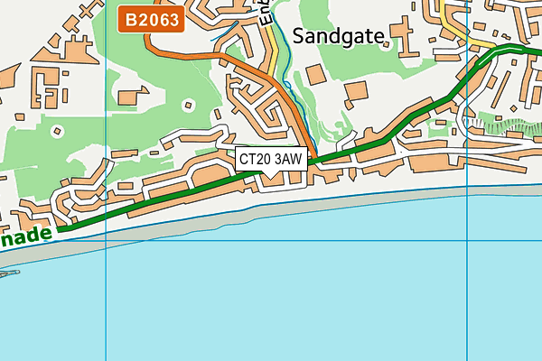 CT20 3AW map - OS VectorMap District (Ordnance Survey) CT20 3AW map - OS VectorMap District (Ordnance Survey)