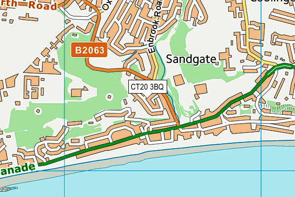 CT20 3BQ map - OS VectorMap District (Ordnance Survey) CT20 3BQ map - OS VectorMap District (Ordnance Survey)