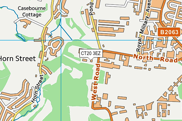 CT20 3EZ map - OS VectorMap District (Ordnance Survey) CT20 3EZ map - OS VectorMap District (Ordnance Survey)