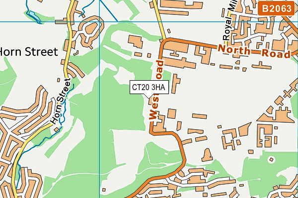 CT20 3HA map - OS VectorMap District (Ordnance Survey) CT20 3HA map - OS VectorMap District (Ordnance Survey)