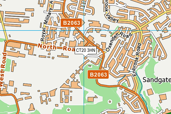 CT20 3HN map - OS VectorMap District (Ordnance Survey) CT20 3HN map - OS VectorMap District (Ordnance Survey)