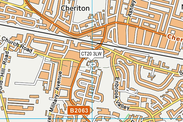 CT20 3LW map - OS VectorMap District (Ordnance Survey) CT20 3LW map - OS VectorMap District (Ordnance Survey)