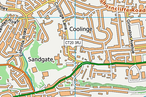 CT20 3RJ map - OS VectorMap District (Ordnance Survey) CT20 3RJ map - OS VectorMap District (Ordnance Survey)