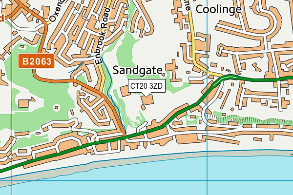 CT20 3ZD map - OS VectorMap District (Ordnance Survey) CT20 3ZD map - OS VectorMap District (Ordnance Survey)