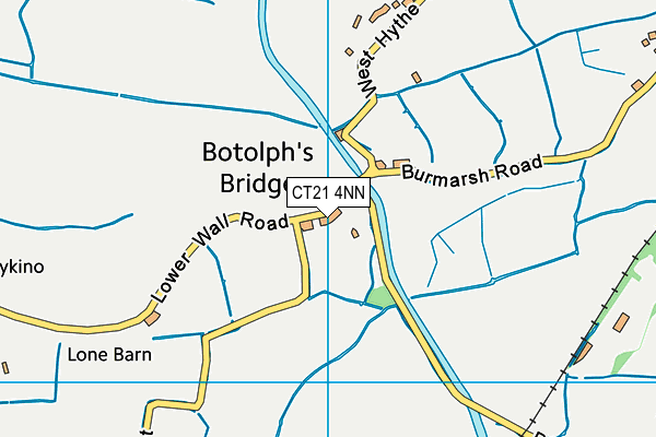 CT21 4NN map - OS VectorMap District (Ordnance Survey) CT21 4NN map - OS VectorMap District (Ordnance Survey)