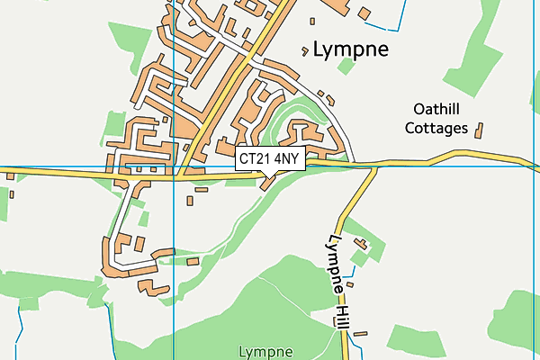 CT21 4NY map - OS VectorMap District (Ordnance Survey) CT21 4NY map - OS VectorMap District (Ordnance Survey)