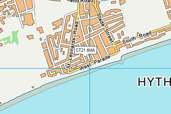 CT21 6HA map - OS VectorMap District (Ordnance Survey) CT21 6HA map - OS VectorMap District (Ordnance Survey)