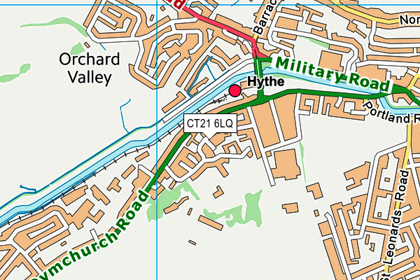CT21 6LQ map - OS VectorMap District (Ordnance Survey) CT21 6LQ map - OS VectorMap District (Ordnance Survey)