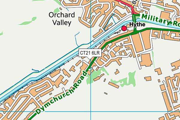 CT21 6LR map - OS VectorMap District (Ordnance Survey)