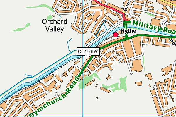 CT21 6LW map - OS VectorMap District (Ordnance Survey) CT21 6LW map - OS VectorMap District (Ordnance Survey)