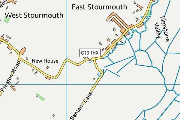 CT3 1HX map - OS VectorMap District (Ordnance Survey) CT3 1HX map - OS VectorMap District (Ordnance Survey)
