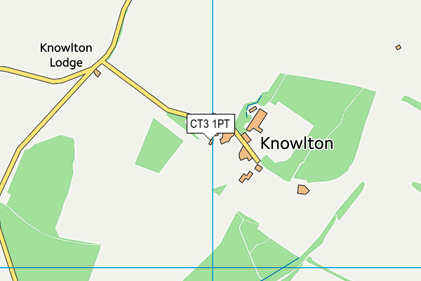 CT3 1PT map - OS VectorMap District (Ordnance Survey) CT3 1PT map - OS VectorMap District (Ordnance Survey)
