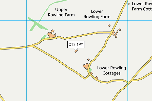 CT3 1PY map - OS VectorMap District (Ordnance Survey) CT3 1PY map - OS VectorMap District (Ordnance Survey)