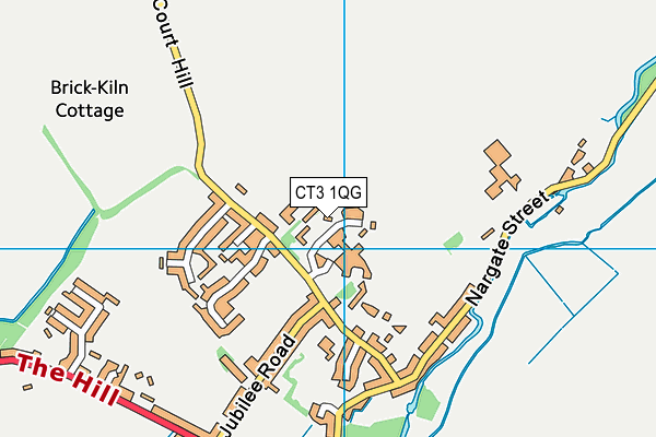 CT3 1QG map - OS VectorMap District (Ordnance Survey) CT3 1QG map - OS VectorMap District (Ordnance Survey)