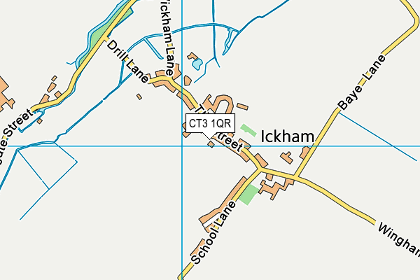CT3 1QR map - OS VectorMap District (Ordnance Survey) CT3 1QR map - OS VectorMap District (Ordnance Survey)