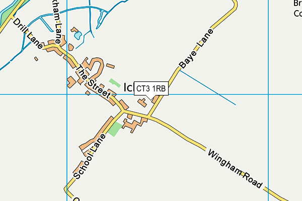 CT3 1RB map - OS VectorMap District (Ordnance Survey) CT3 1RB map - OS VectorMap District (Ordnance Survey)