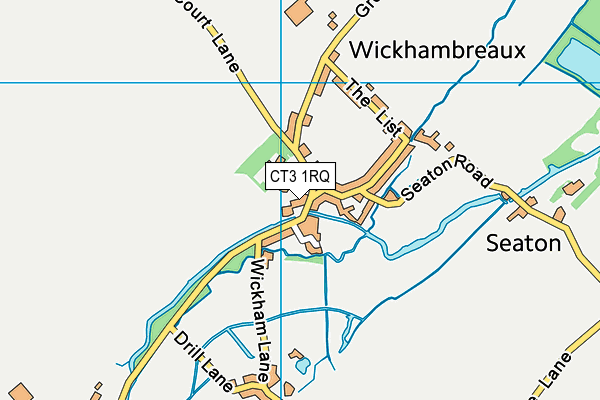 CT3 1RQ map - OS VectorMap District (Ordnance Survey) CT3 1RQ map - OS VectorMap District (Ordnance Survey)