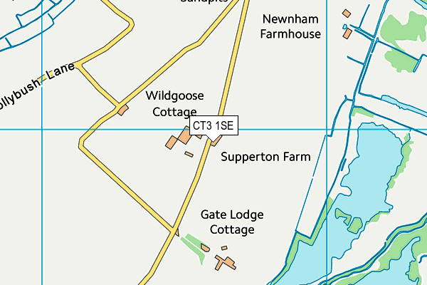 CT3 1SE map - OS VectorMap District (Ordnance Survey) CT3 1SE map - OS VectorMap District (Ordnance Survey)