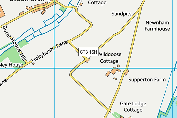 CT3 1SH map - OS VectorMap District (Ordnance Survey) CT3 1SH map - OS VectorMap District (Ordnance Survey)