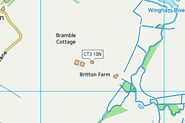 CT3 1SN map - OS VectorMap District (Ordnance Survey) CT3 1SN map - OS VectorMap District (Ordnance Survey)
