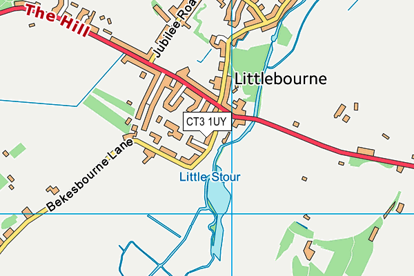 CT3 1UY map - OS VectorMap District (Ordnance Survey) CT3 1UY map - OS VectorMap District (Ordnance Survey)