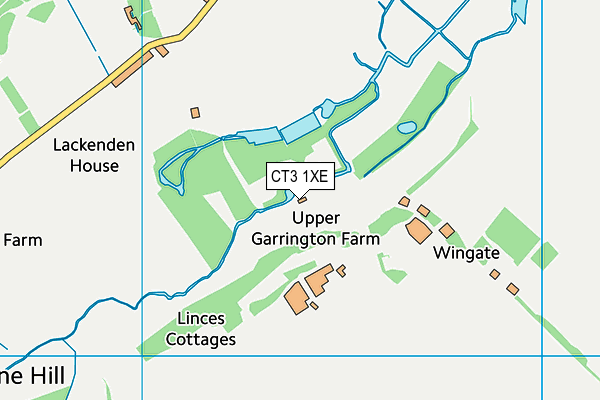 CT3 1XE map - OS VectorMap District (Ordnance Survey) CT3 1XE map - OS VectorMap District (Ordnance Survey)