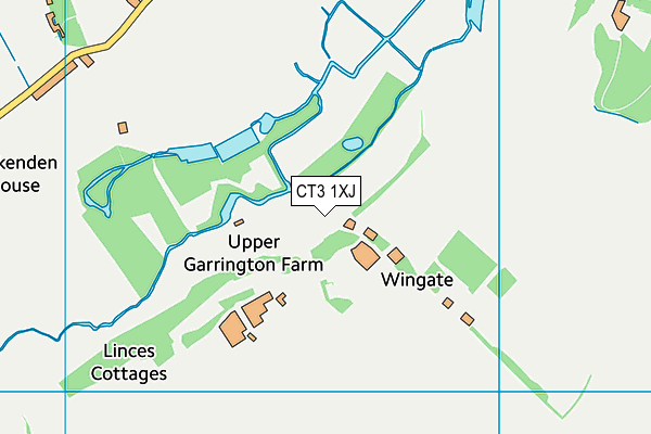 CT3 1XJ map - OS VectorMap District (Ordnance Survey) CT3 1XJ map - OS VectorMap District (Ordnance Survey)