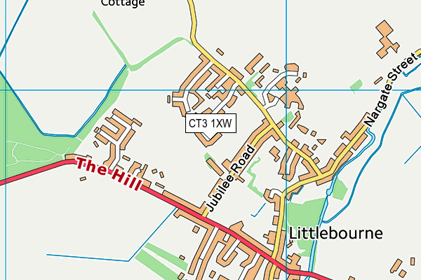 CT3 1XW map - OS VectorMap District (Ordnance Survey) CT3 1XW map - OS VectorMap District (Ordnance Survey)