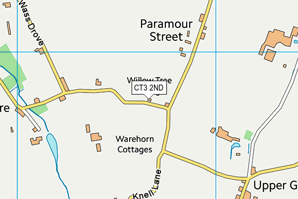 CT3 2ND map - OS VectorMap District (Ordnance Survey) CT3 2ND map - OS VectorMap District (Ordnance Survey)