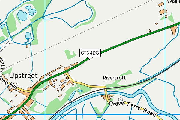 CT3 4DG map - OS VectorMap District (Ordnance Survey) CT3 4DG map - OS VectorMap District (Ordnance Survey)