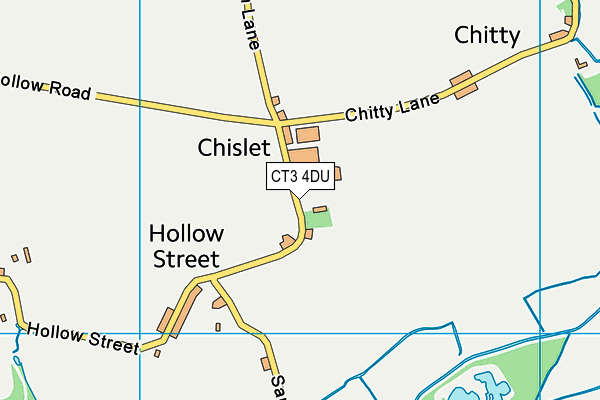 CT3 4DU map - OS VectorMap District (Ordnance Survey) CT3 4DU map - OS VectorMap District (Ordnance Survey)