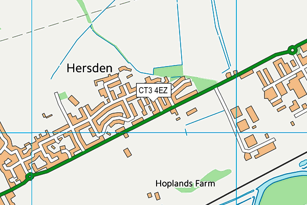 CT3 4EZ map - OS VectorMap District (Ordnance Survey) CT3 4EZ map - OS VectorMap District (Ordnance Survey)