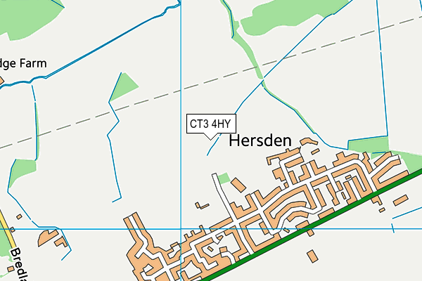 CT3 4HY map - OS VectorMap District (Ordnance Survey) CT3 4HY map - OS VectorMap District (Ordnance Survey)