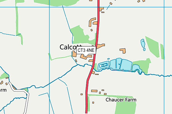 CT3 4NE map - OS VectorMap District (Ordnance Survey) CT3 4NE map - OS VectorMap District (Ordnance Survey)