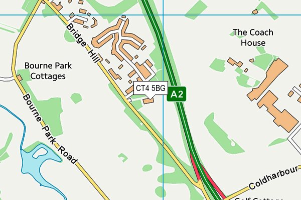 CT4 5BG map - OS VectorMap District (Ordnance Survey) CT4 5BG map - OS VectorMap District (Ordnance Survey)
