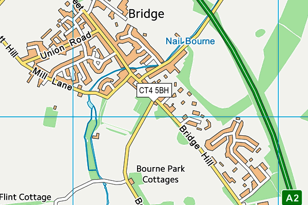 CT4 5BH map - OS VectorMap District (Ordnance Survey) CT4 5BH map - OS VectorMap District (Ordnance Survey)